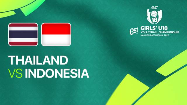 Thailand U18 W vs Indonesia U18 W — AVC U18 Asian Cup